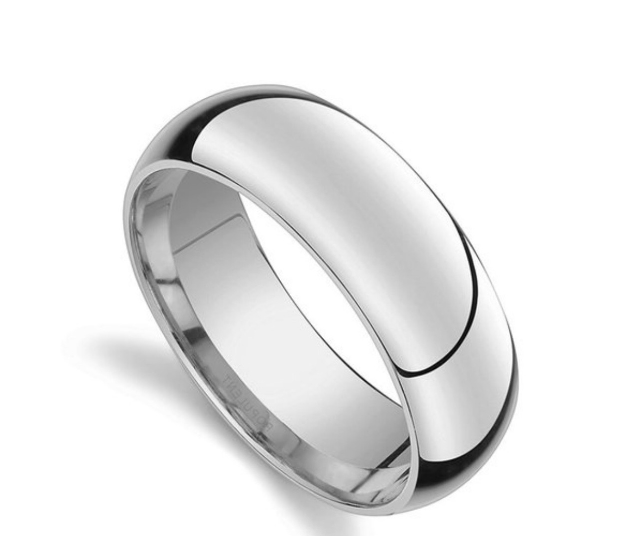 Обручальное кольцо из платины(8,0 мм.)