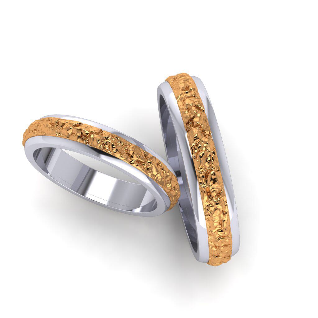 Обручальные кольца из золота 750 пробы