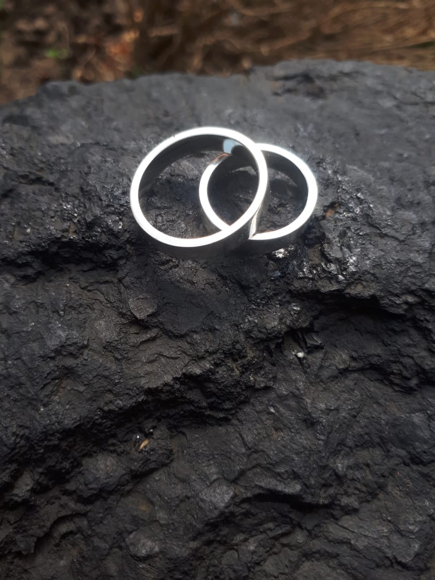 Обручальное кольцо из платины(8,0 мм.)
