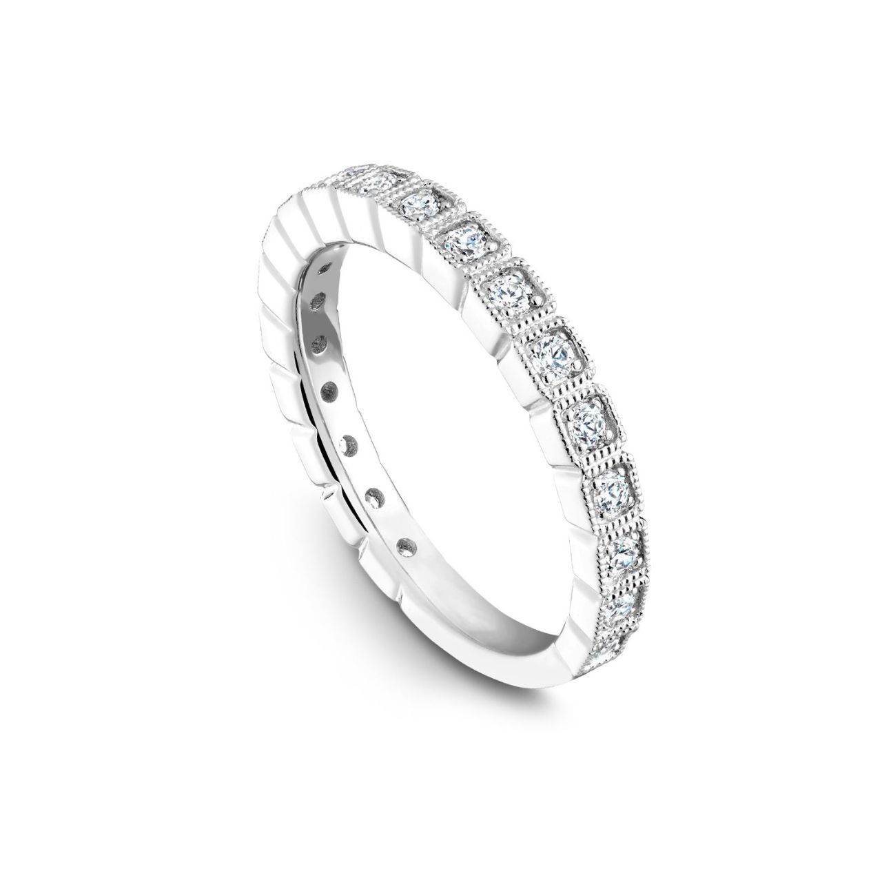 Обручальное кольцо с бриллиантами(0,41 ct.) из платины 950 пробы 