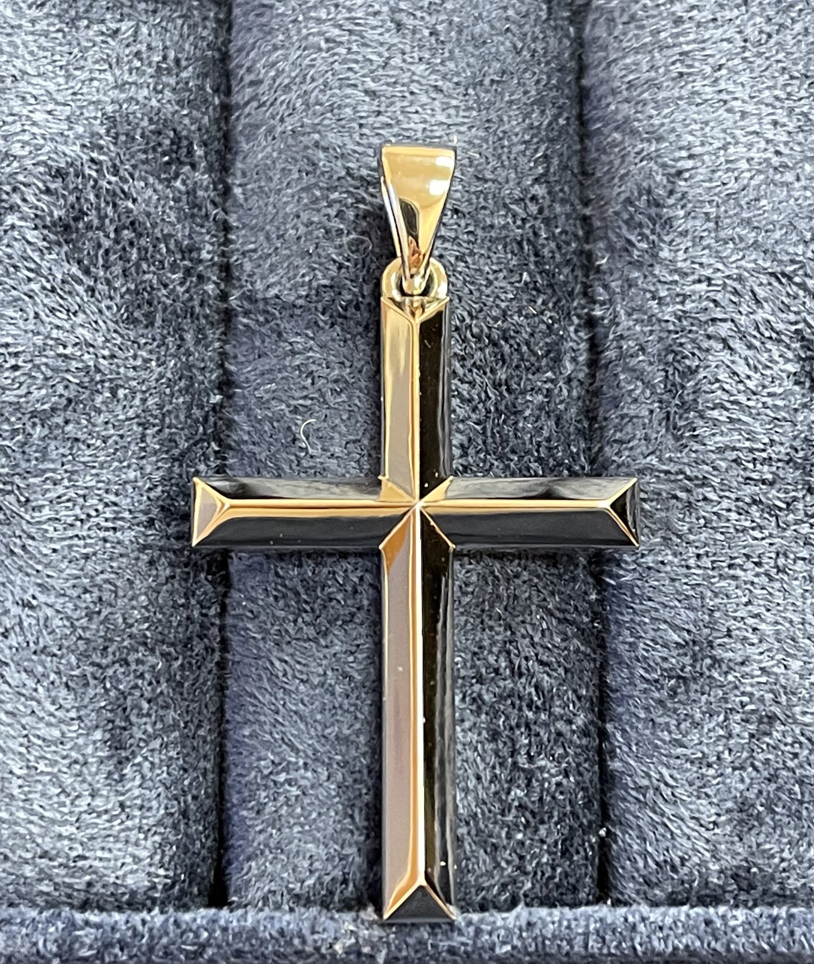 Подвеска «Крест» из золота 585