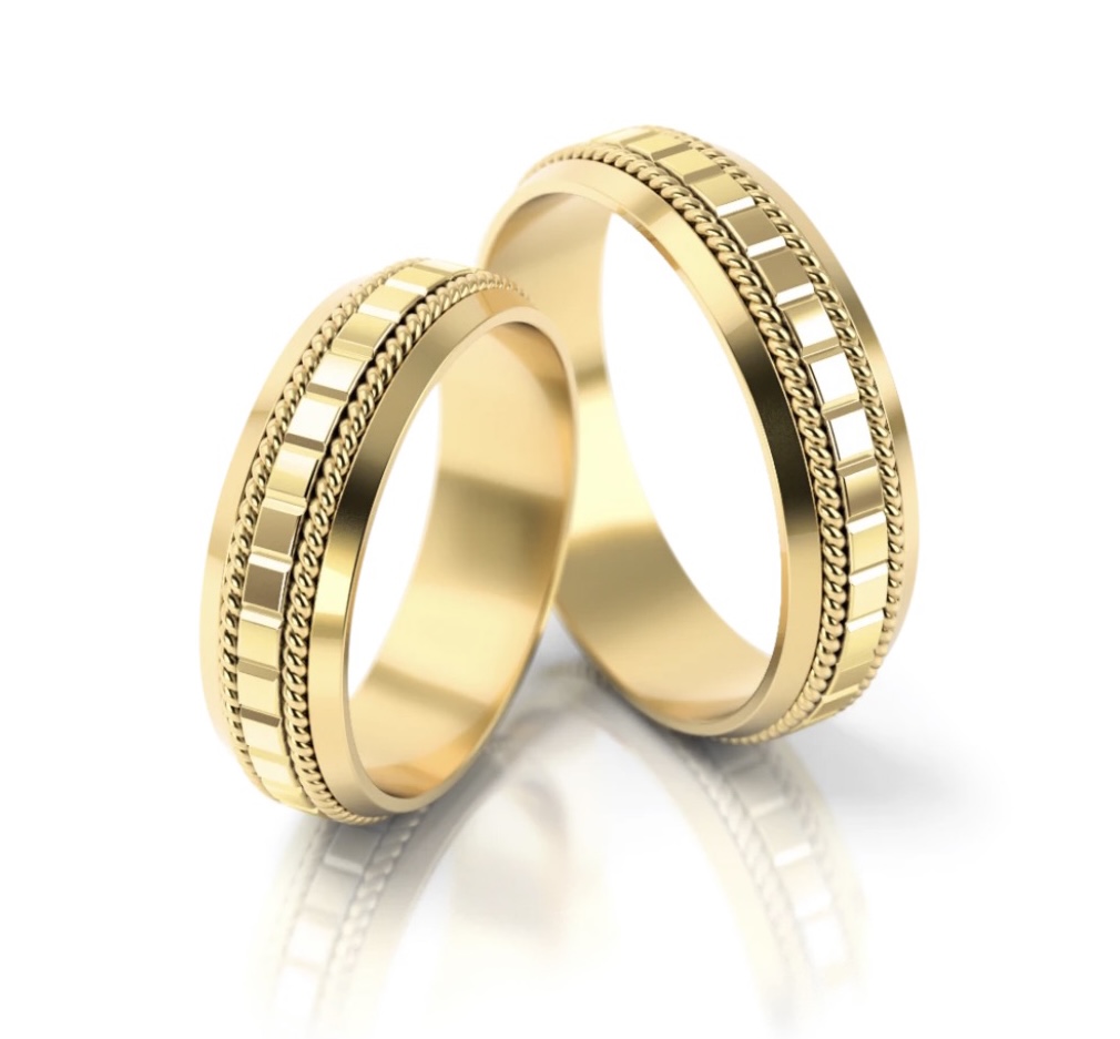 Обручальные кольца из золота 585 пробы(6,0 мм.)