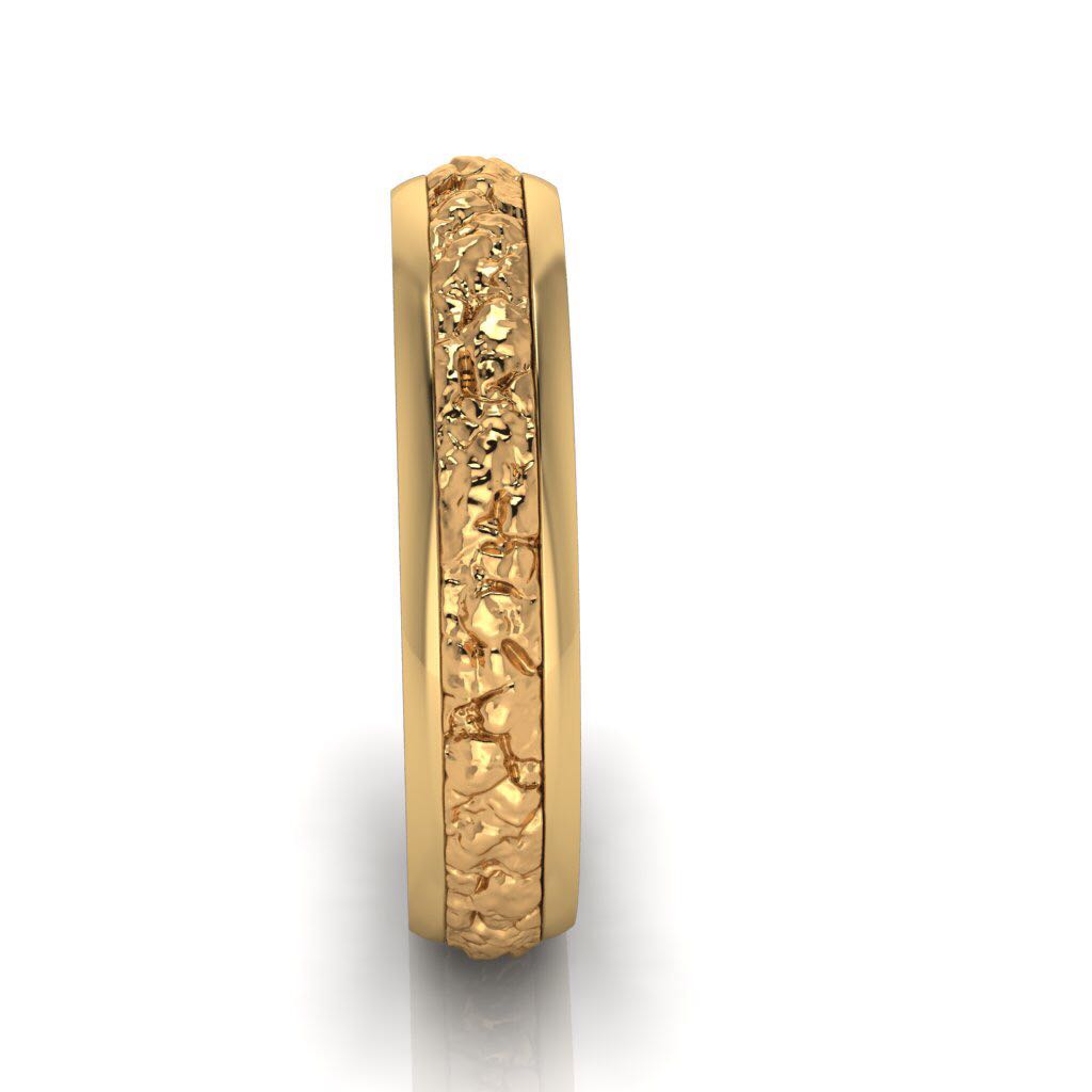 Обручальное кольцо из золота 750 пробы