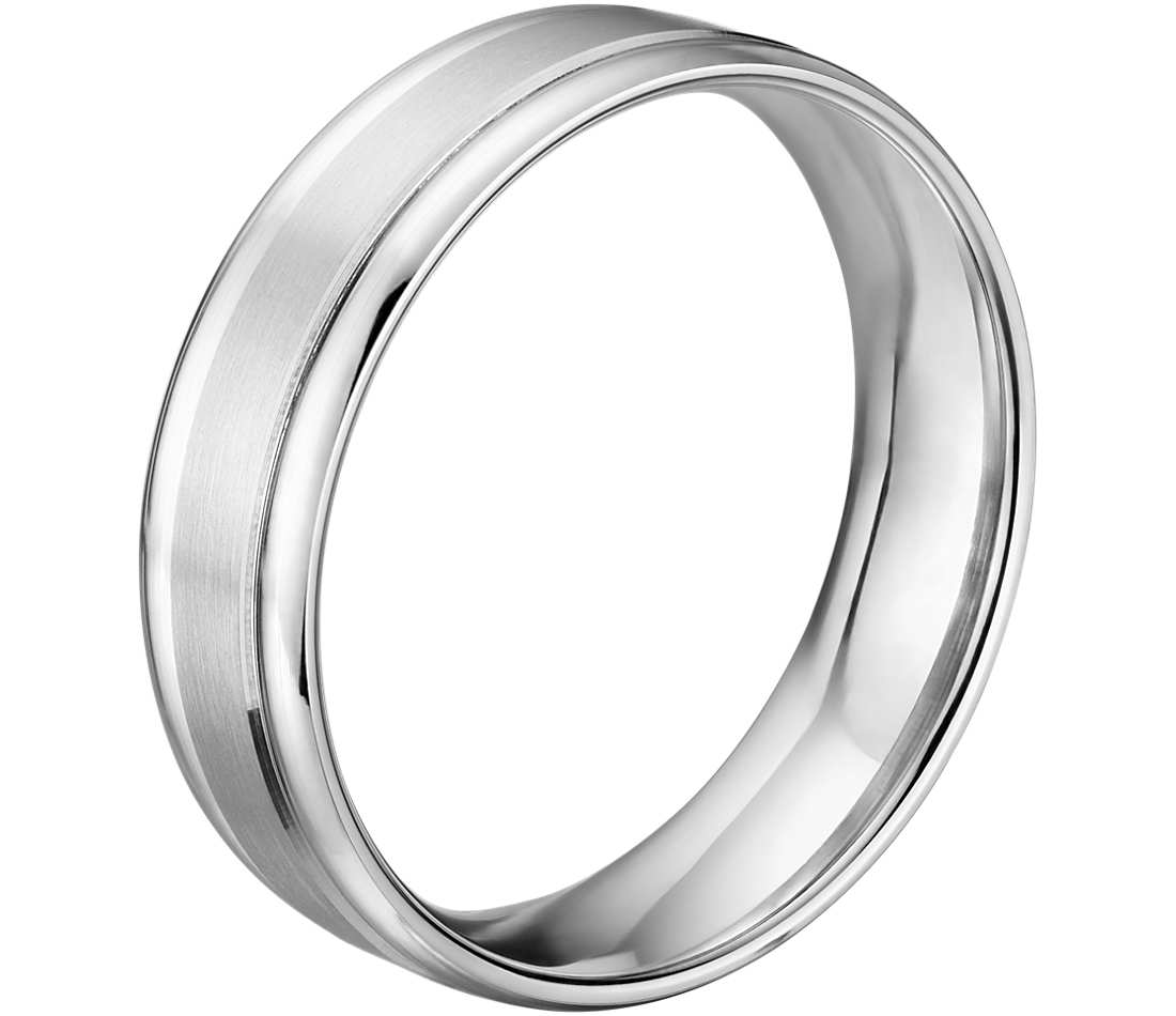Обручальное кольцо из платины(6,0 мм.)