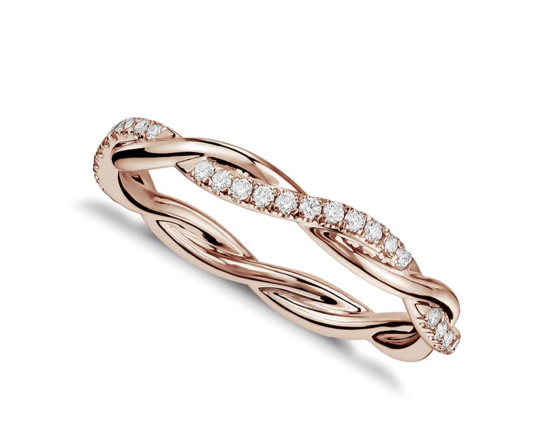 Обручальное кольцо с бриллиантами(0,20 ct.) из золота 585