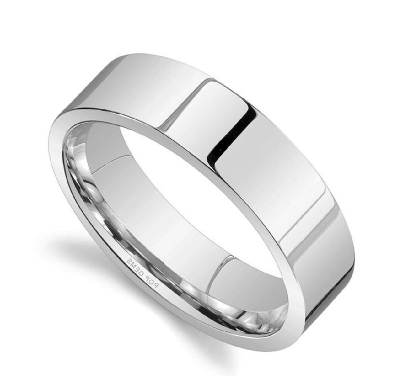 Обручальное кольцо из платины(6,0 мм.) 