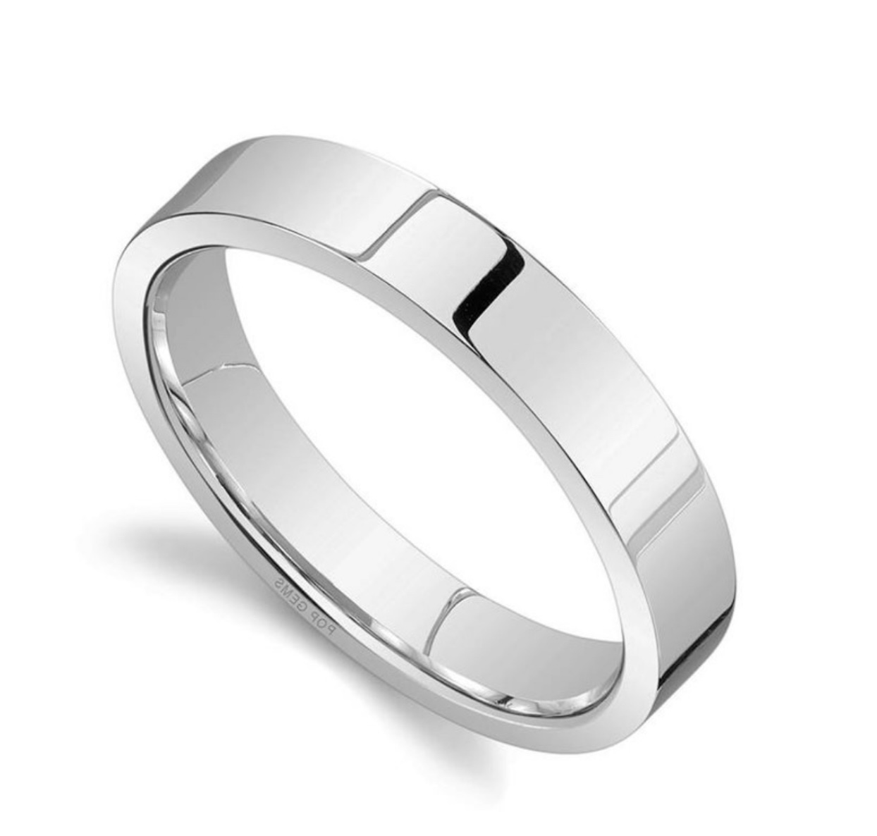Обручальное кольцо из платины(5,0 мм.)
