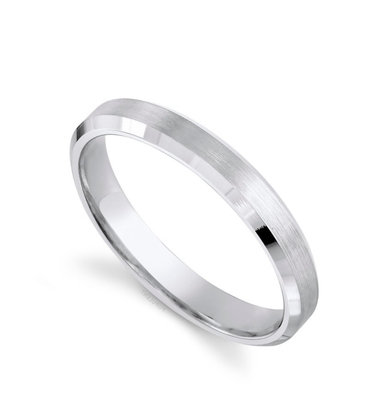 Обручальное кольцо из платины(3,0 мм.)