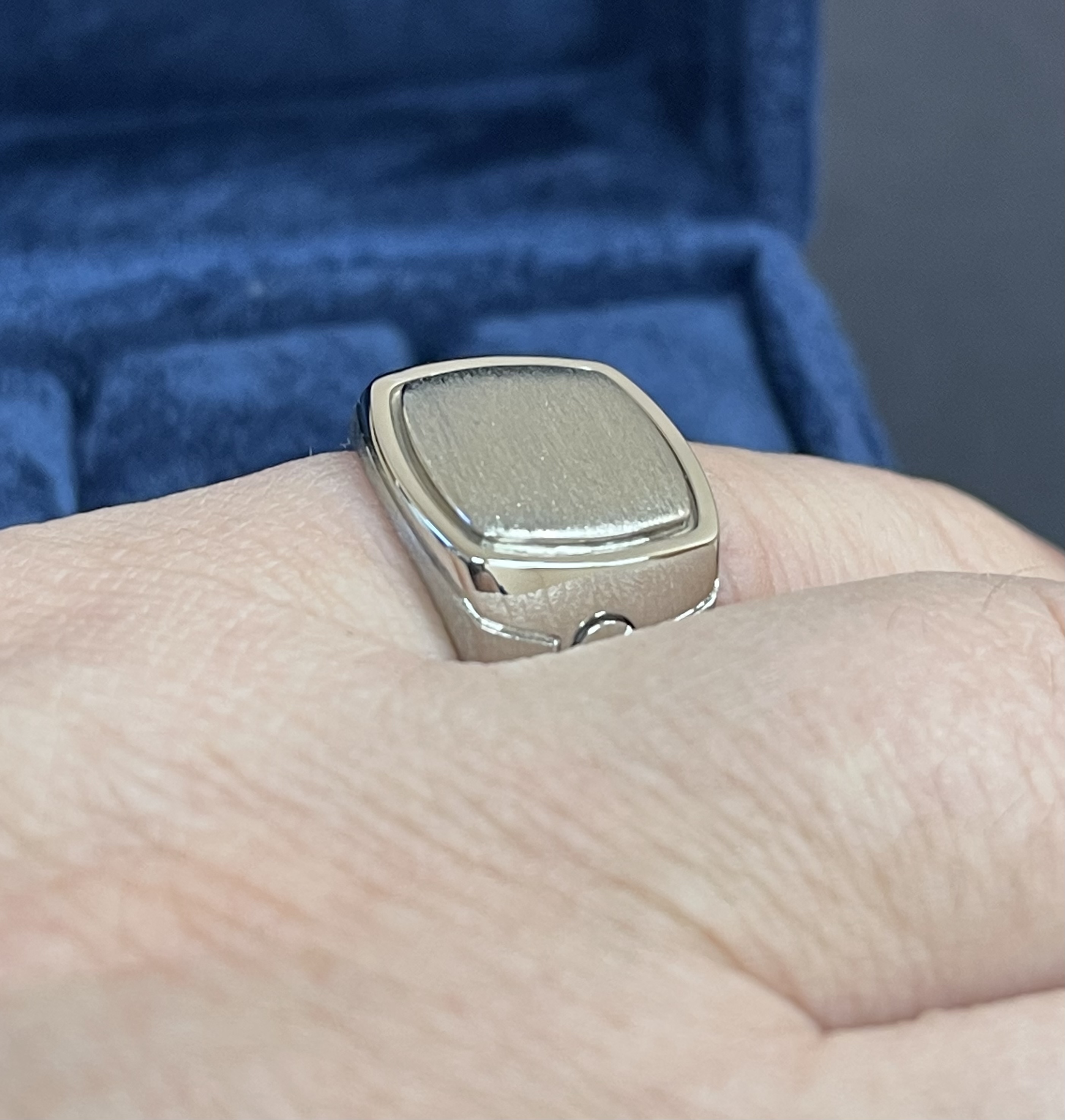 Мужское кольцо из палладия 850 пробы