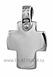 Подвеска мужская из платины 950 пробы