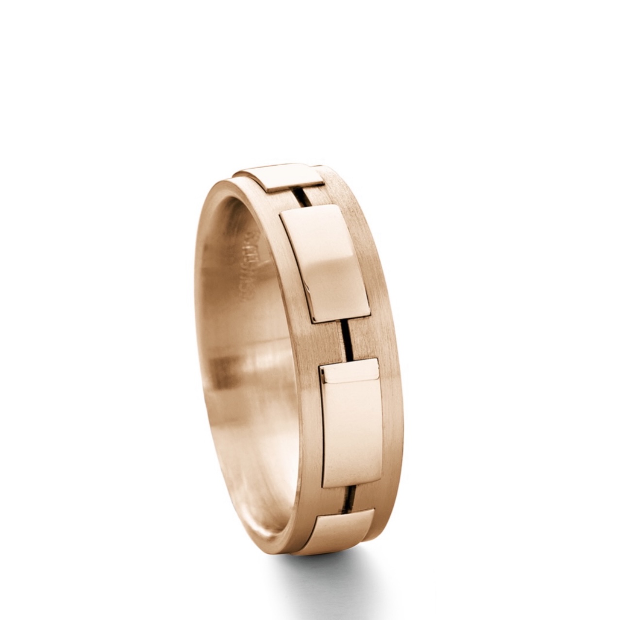 Обручальное кольцо(6,5 мм.) из красного золота 585 пробы